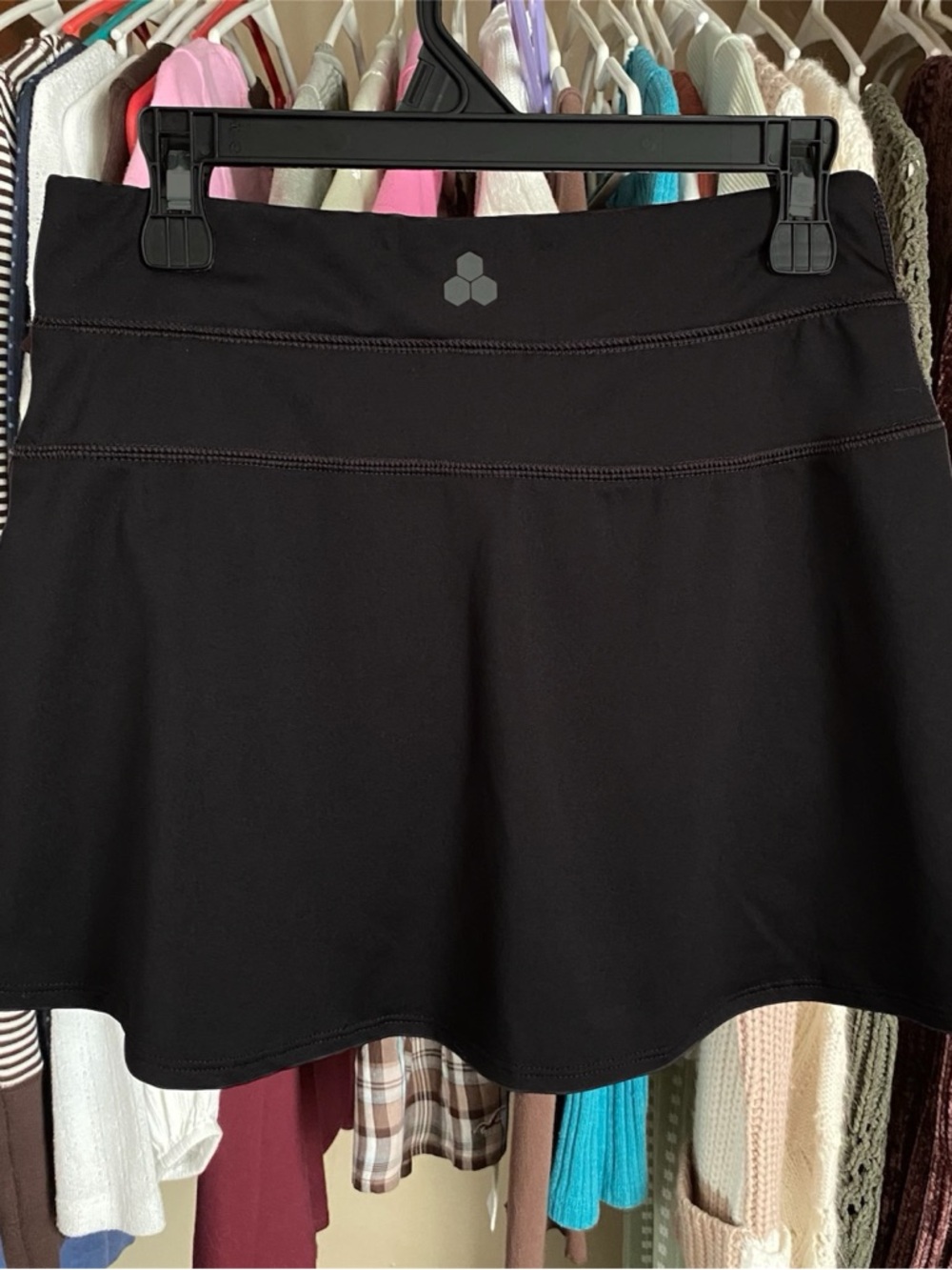 Girls Black Athletic Skort